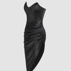 Black cocktail dress